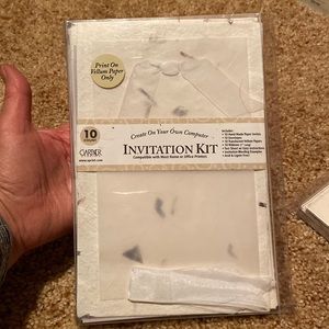 4 boxes of 10 count Invitation Kits